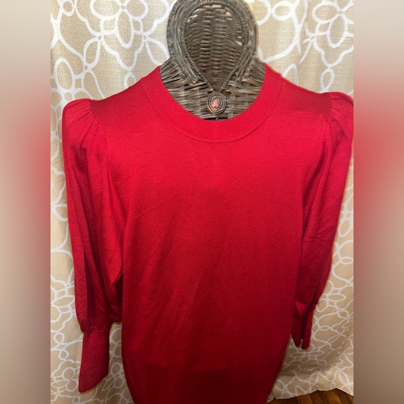 Vince Camuto Vibrant Red Knit Sweater Dress - Picture 1 of 8